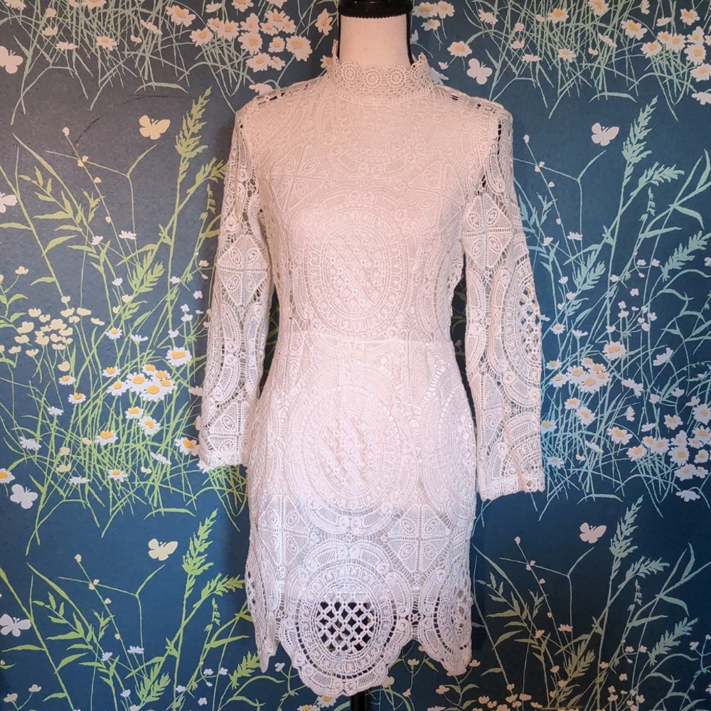 White Lace Dress